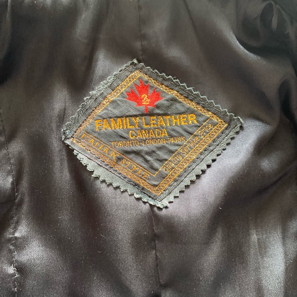 Vintage Genuine Leather Jacket - Picture 3 of 4